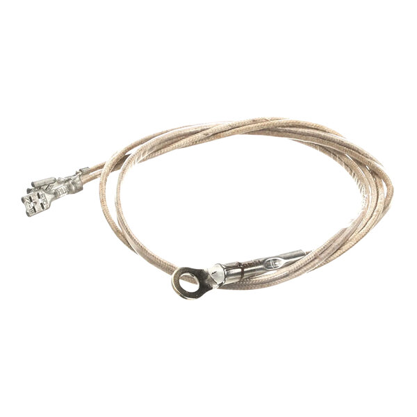 Wells probe temp leads with metal connector on wire.