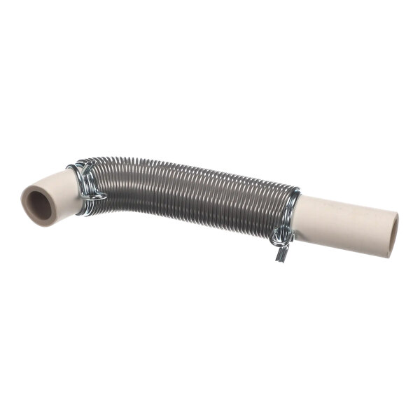 A Rational Cleanjet hose with a metal spring wrapped around it.