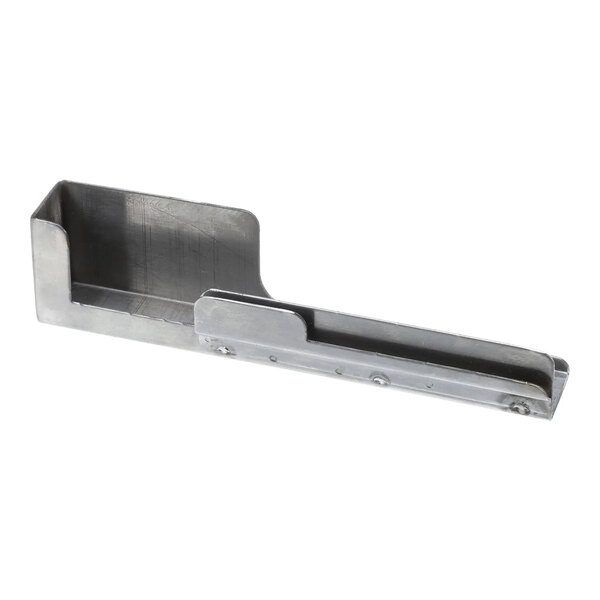 A metal chain guard for a TurboChef HCS oven.