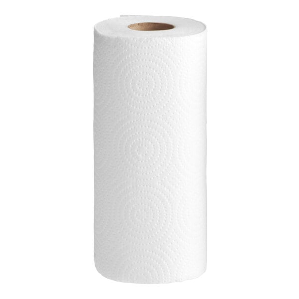 A case of Lavex white full sheet paper towel rolls.