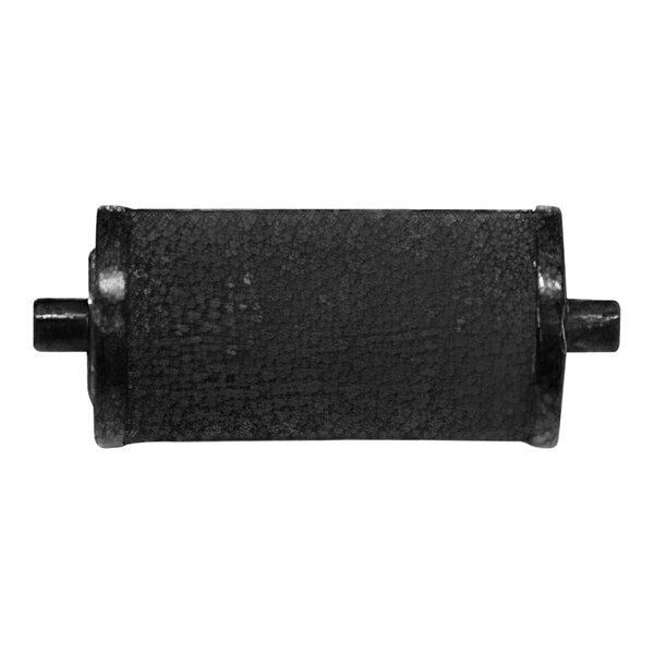 A close-up of a black DayMark ink roller.