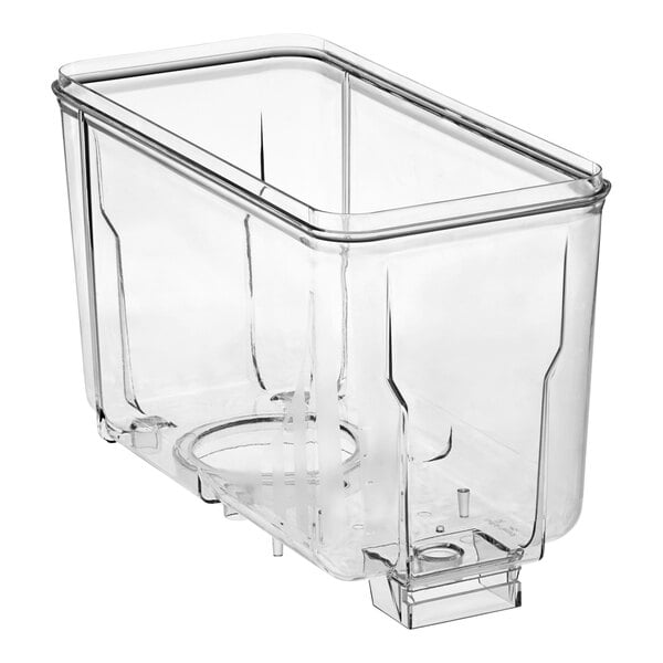 A Galaxy clear polycarbonate bowl with a clear lid.