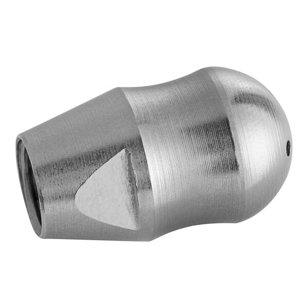 A close-up of a silver stainless steel round tip for an Estella Caffe coffee machine.