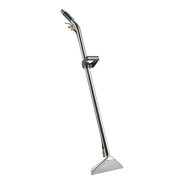 A Lavex stainless steel carpet extractor wand with a metal handle.