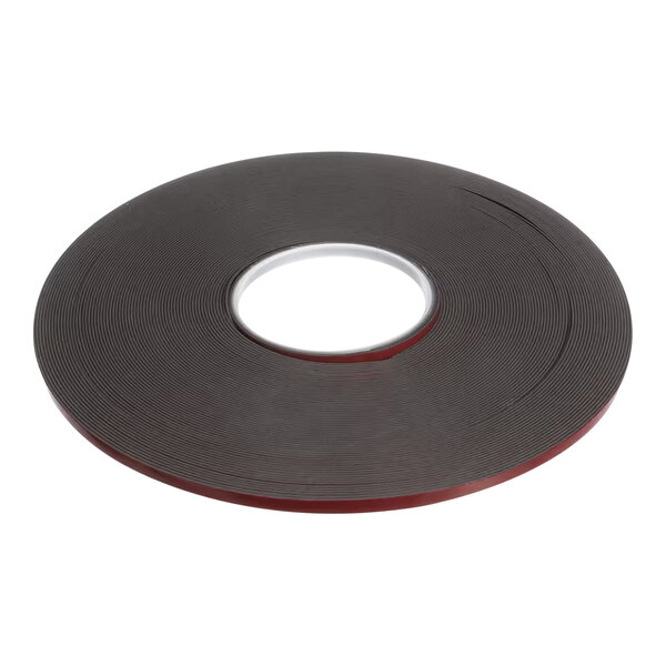 A roll of black Federal Industries double sided tape with red and white packaging.