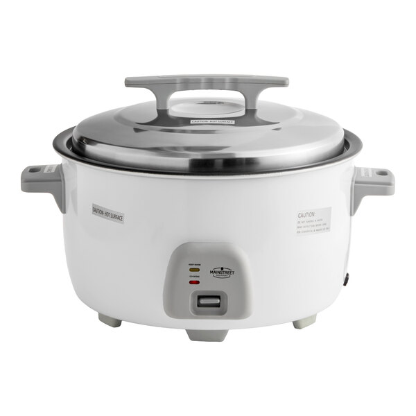 MainStreet Equipment RC-60 60 Cup (30 Cup Raw) Electric Rice Cooker / Warmer - 120V, 1,750W