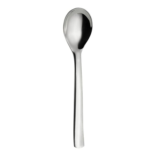 WNK Tura from Steelite International 4 1/2" 18/10 Stainless Steel Extra Heavy Weight Demitasse Spoon - 12/Case