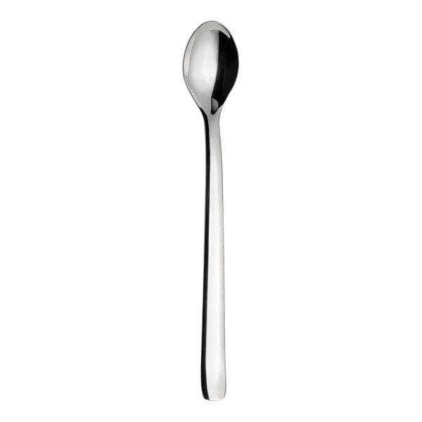 WNK Tura from Steelite International 7 1/4" 18/10 Stainless Steel Extra Heavy Weight Iced Tea Spoon - 12/Case