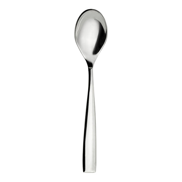 A WNK Zen stainless steel teaspoon with a long handle.