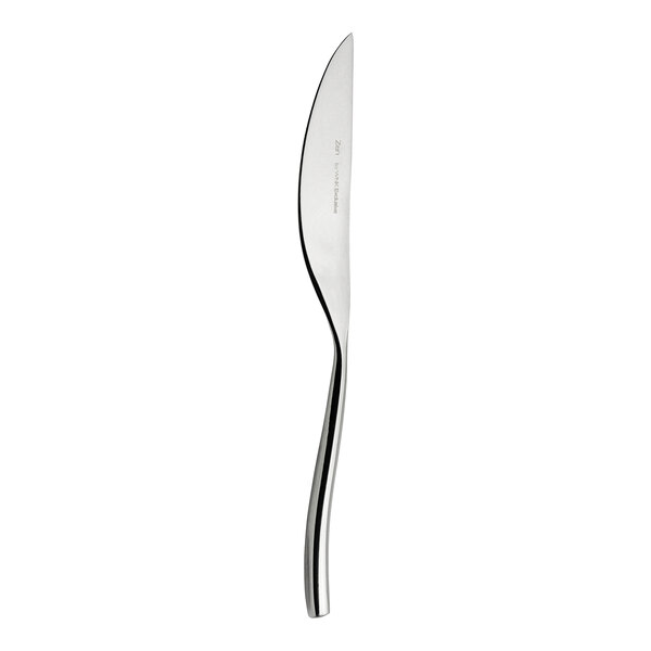 A WNK Zen stainless steel butter knife with a long silver handle.
