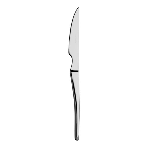 WNK Tura from Steelite International 9 3/4" 18/10 Stainless Steel Extra Heavy Weight Steak Knife - 12/Case