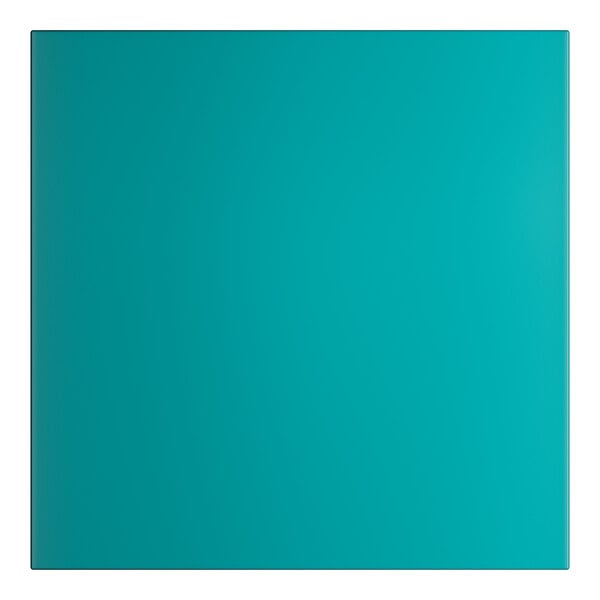 A blue rectangular object with a white border.