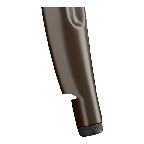 A close-up of a copper Lancaster Table & Seating outdoor table top.