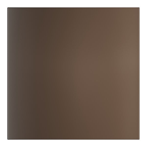 A brown square Lancaster Table & Seating outdoor table top.