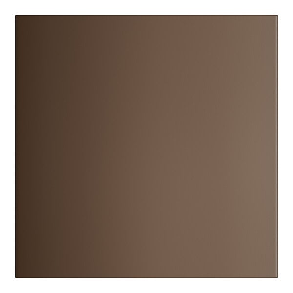 A brown square Lancaster Table & Seating Alloy Series copper table top.