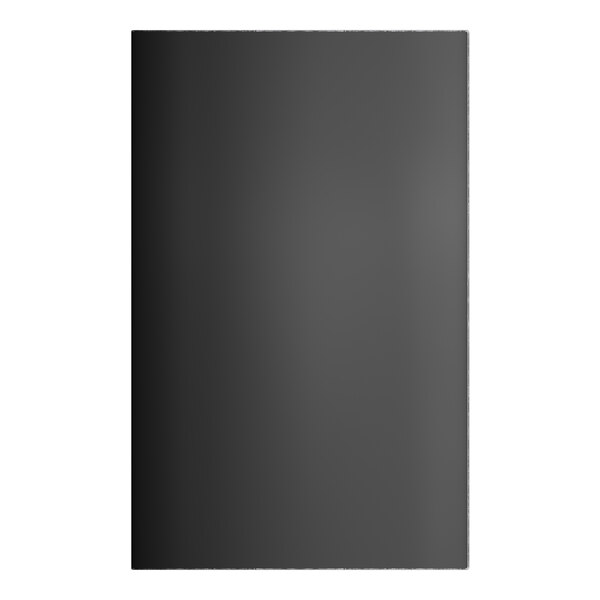 A black rectangular Lancaster Table & Seating bar height table with a distressed onyx finish.