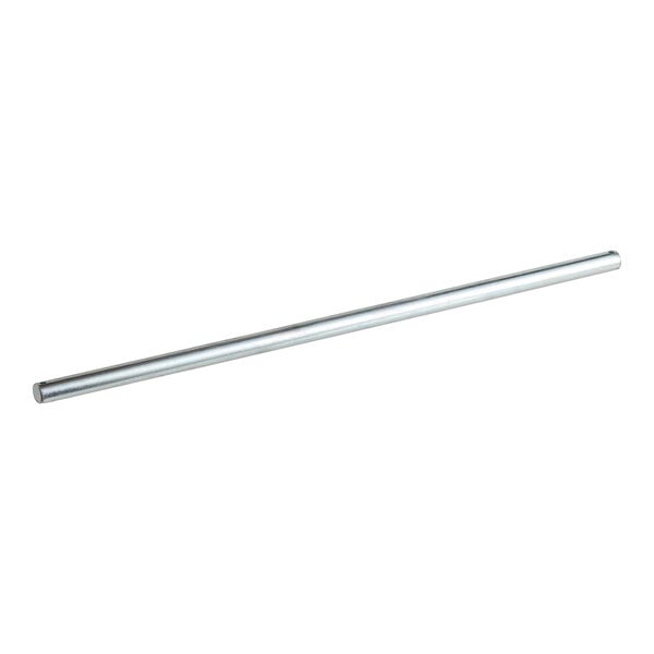 A Lavex 19 1/2" axle for hand trucks, a long metal rod.
