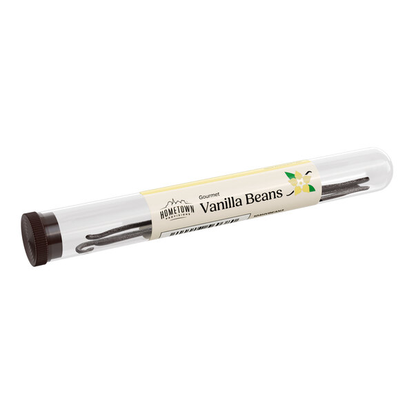 A white tube of Hometown Provisions Gourmet Vanilla Bean.