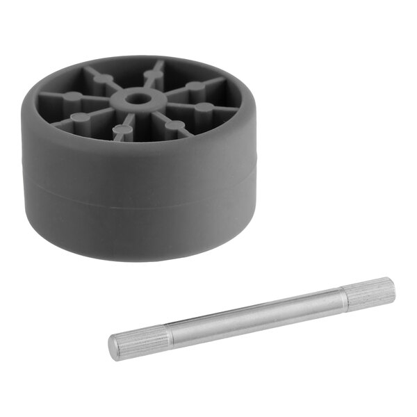 Lavex Large Wheel and Axle Assembly for 12" Upright Light Weight Vacuum Cleaners