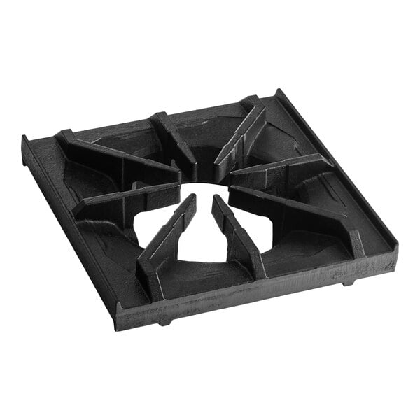 12" x 12" Cast Iron Open Top Spider Grate with Built-In Bowl