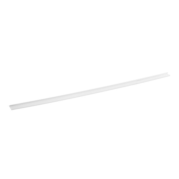 A white plastic tube with a long handle.