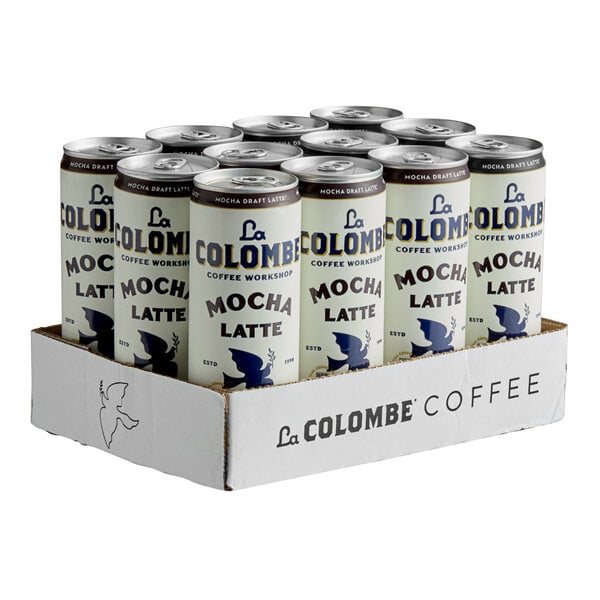 La Colombe Mocha Draft Latte 11 fl. oz. - 12/Case
