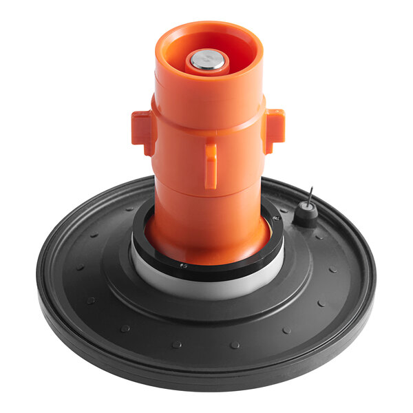 An orange and black diaphragm assembly for American Standard urinal flush valves.