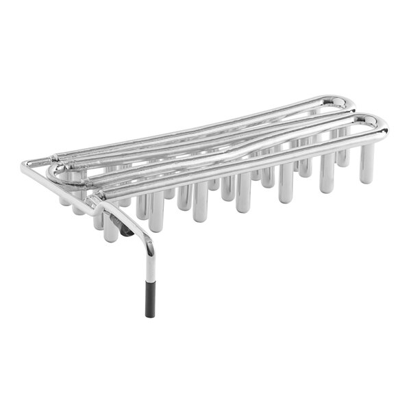 An Avantco evaporator coil with metal pipes.