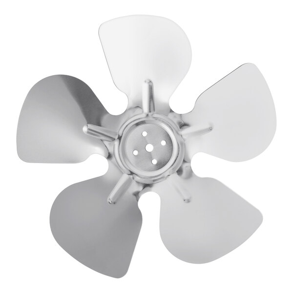 A silver Avantco Condenser fan blade.