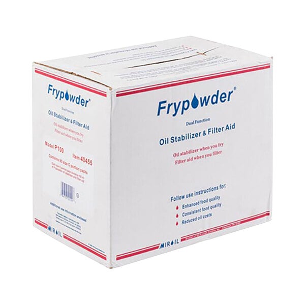 A white box of "FRY POWDER" with red text.