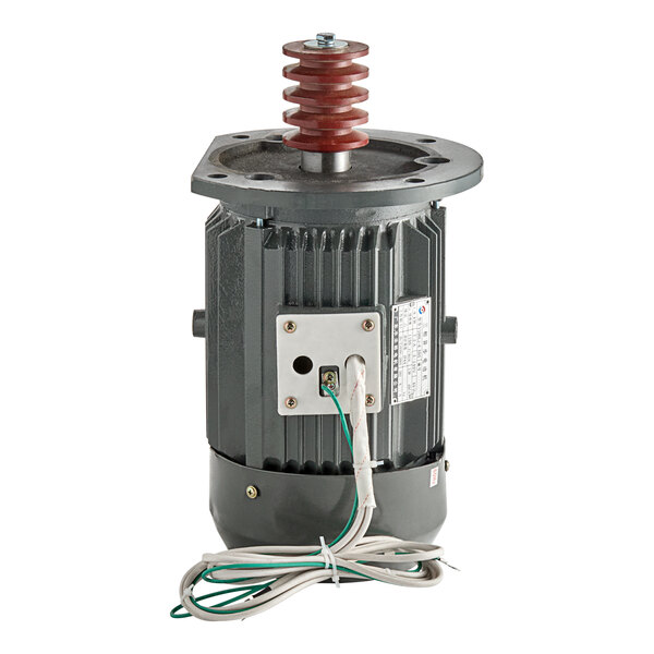 An Avantco 60 Qt. mixer motor with red and white wires.