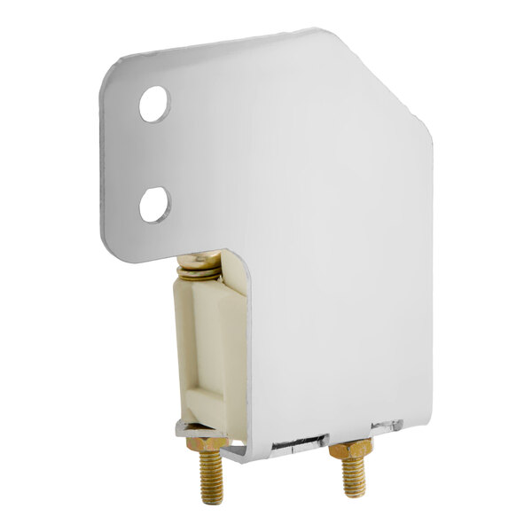 A metal and plastic cavity lamp assembly with mounting holes and two screw terminals, designed for Cooking Performance Group HSIO-H and HSIO-H-2 ovens.