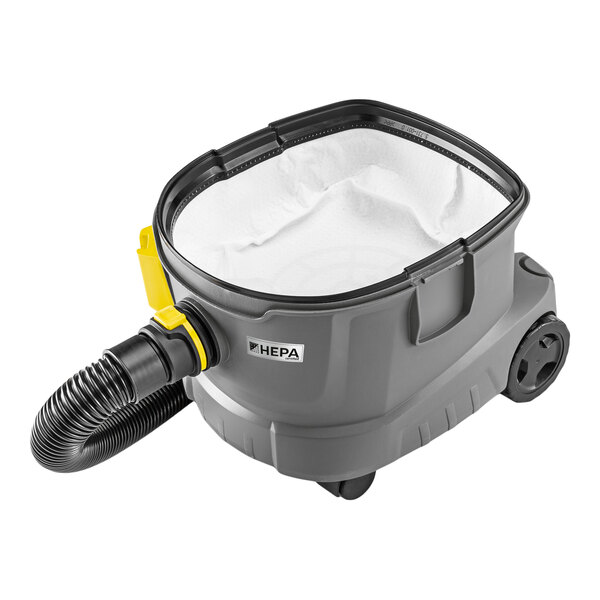 Karcher T 12/1 1.355-127.0 3 Gallon Dry Canister Vacuum Cleaner with Tool Kit - 1 3/4 hp