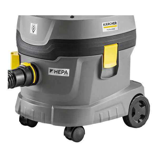 Karcher T 12/1 1.355-127.0 3 Gallon Dry Canister Vacuum Cleaner with Tool Kit - 1 3/4 hp