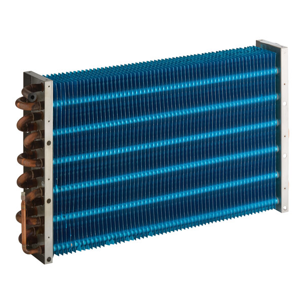 An evaporator coil designed for Avantco VAC-36W and VAC-36B refrigeration units.
