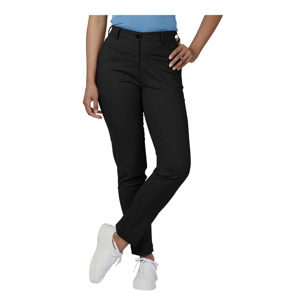 A woman wearing black Edwards 4-way stretch pants.