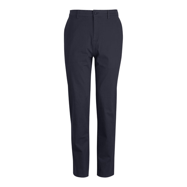 Edwards men's dark navy performance pants with a buttoned waistband.