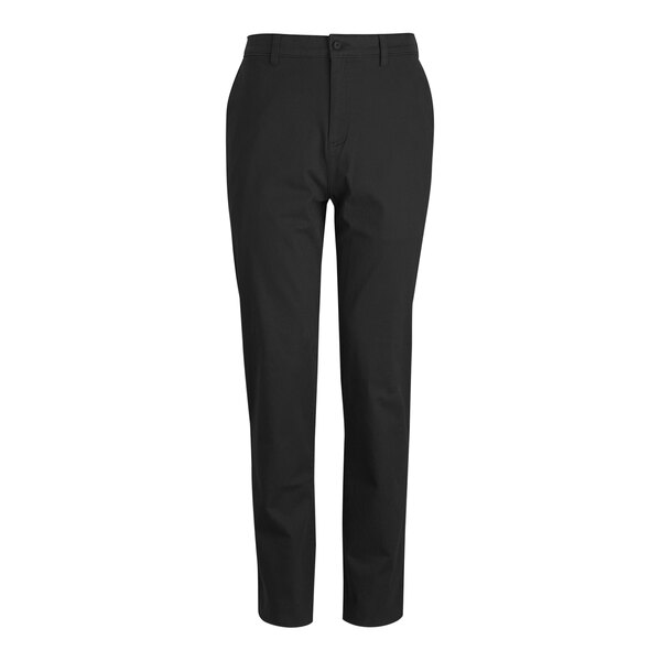 A pair of black Edwards performance work pants with buttons and pockets.