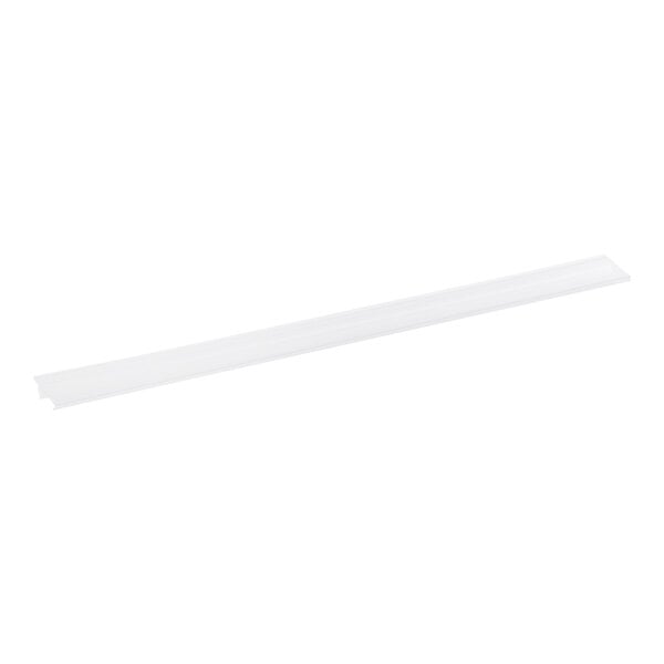 A white plastic strip for Avantco air curtain merchandisers.