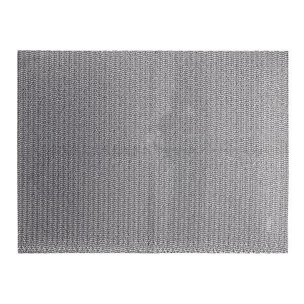 A black non-slip plastic cutting board liner measuring 24 1/4 inches by 18 1/4 inches.