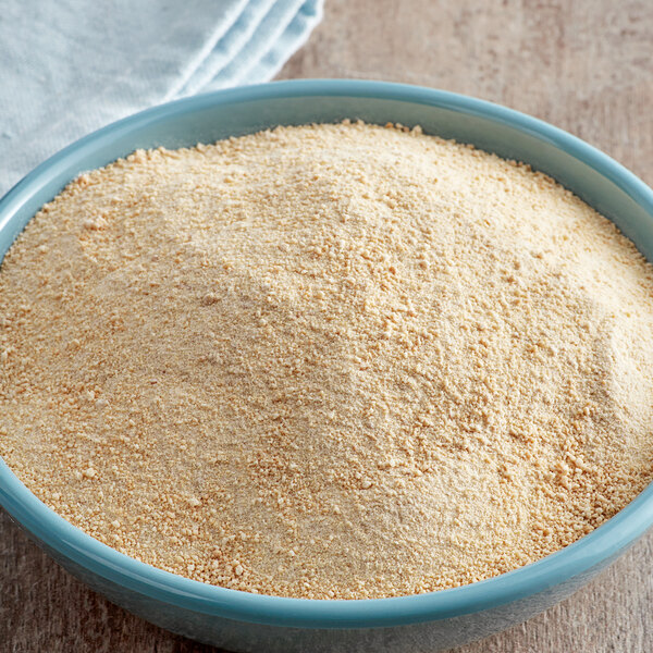 A bowl of Regal Maple Sugar on a table.