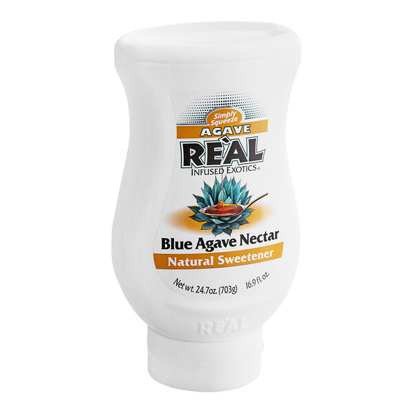 Real Blue Agave Nectar Natural Sweetener 16.9 fl. oz. - 6/Case