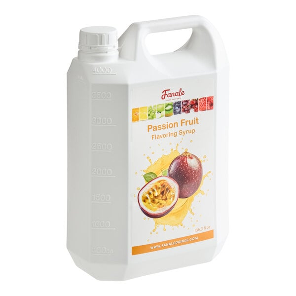 Fanale Passion Fruit Concentrated Syrup 134 fl. oz. - 4/Case