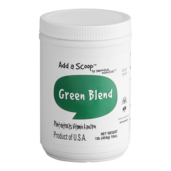 Add A Scoop Green Blend Supplement Powder 1 lb. - 18/Case