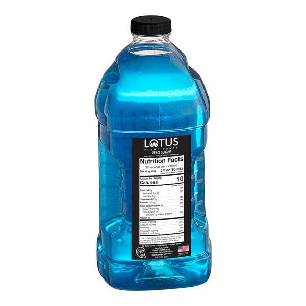 Lotus Plant Power Sugar-Free Blue Lotus 5:1 Energy Concentrate 64 fl. oz. - 6/Case