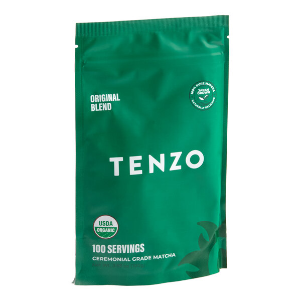 Tenzo Organic Ceremonial Matcha Green Tea Powder 100g (3.5 oz.) - 48/Case