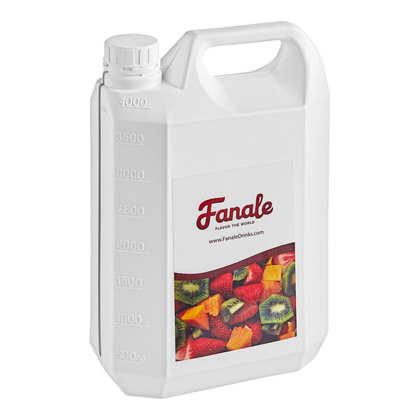 A white jug of Fanale Tiger Style Brown Sugar Syrup with a label.