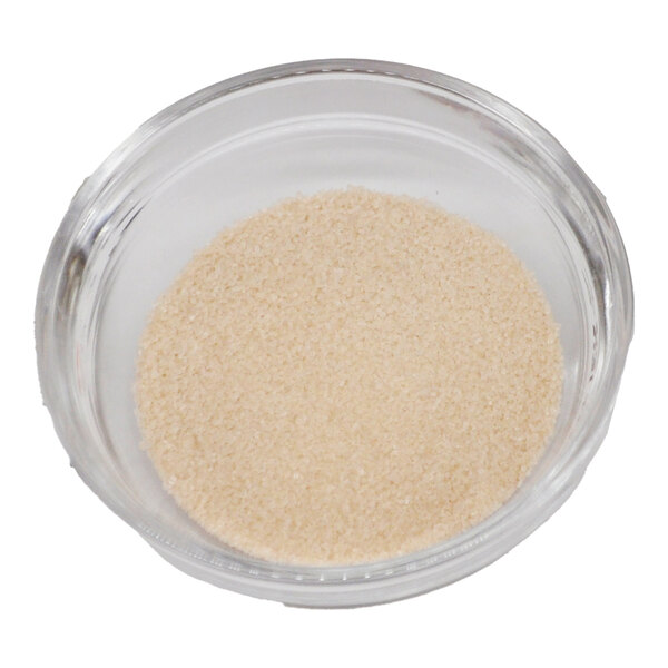 A bowl of brown sugar.