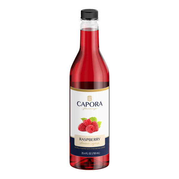 Capora Raspberry Flavoring Syrup - 6/Case