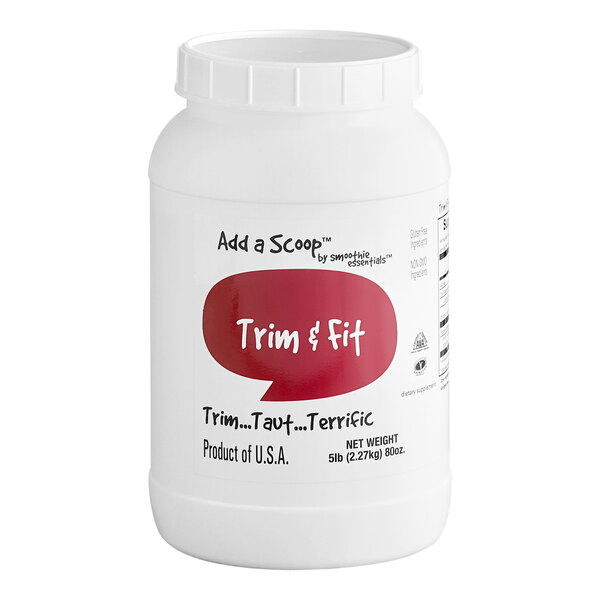 Add A Scoop Trim & Fit Supplement Powder 5 lb. - 6/Case
